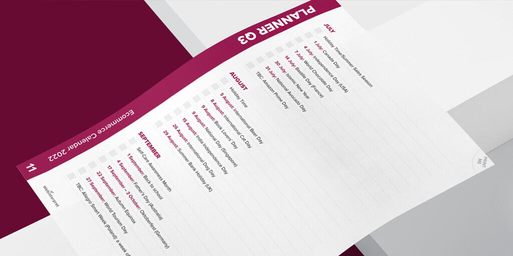 Ecommerce Planner 2022